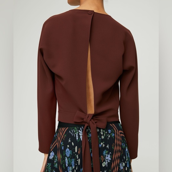 Wilfred Laon Blouse in Deep Red, Size M - Picture 2 of 5